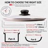 7 Inch Pot Lid Tempered Glass Pan Lids - Oven