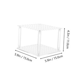 Operitacx Stifthalter übersichtlicher Stiftständer-Organizer Ausstellungsregale schreintischorganizer office desk accessories buntstifte Lagerregal für Kugelschreiber Bleistiftständer Acryl