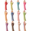 OTPEH Lone Fishnet Gloves Fingerless For Women Fish Net Arm