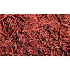 Home & Country USA Premium Triple Shredded Garden Mulch for Lush Landscapes & Gardens (2 Cu. Ft.) (Red)