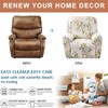 Eco-Ancheng Recliner Chair Covers 4-Pieces Recliner Covers for Recliner Chair