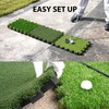 GAIARENA Tri-Turf Golf Hitting Mat Premium Indoor/Outdoor/Backyard Golfing Practice Mat