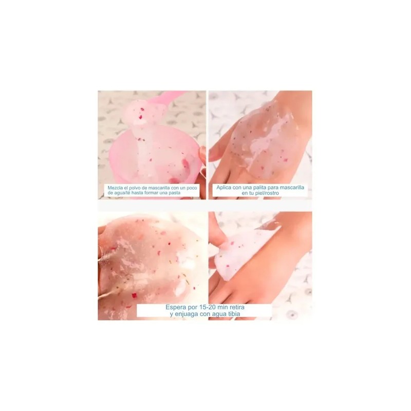 60 Mascarilla Hidroplastica Jelly Mask Spa Hidratación Full