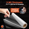 Premium 3mm Thick Clear Cellophane Wrap Roll | 31.5” x