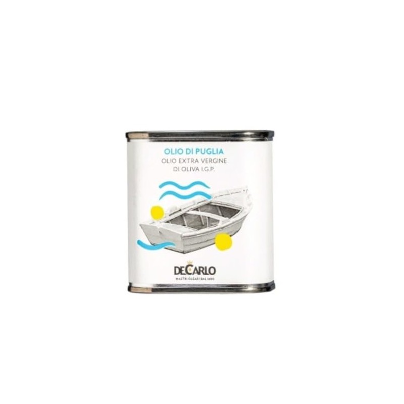 De Carlo. Extra Virgin Olive Oil. Olio di Puglia I.G.P.