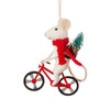 Sass & Belle | Bicycle Delivery Mouse Felt Decoration, 56