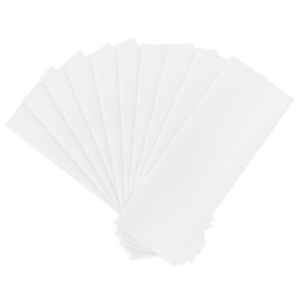 BOROLA Disposable Portable Non-Woven Hair Removal Strips 1.3x4 Inches for Beauty Body Care, Beeswax Special White Paper（10 Pcs）