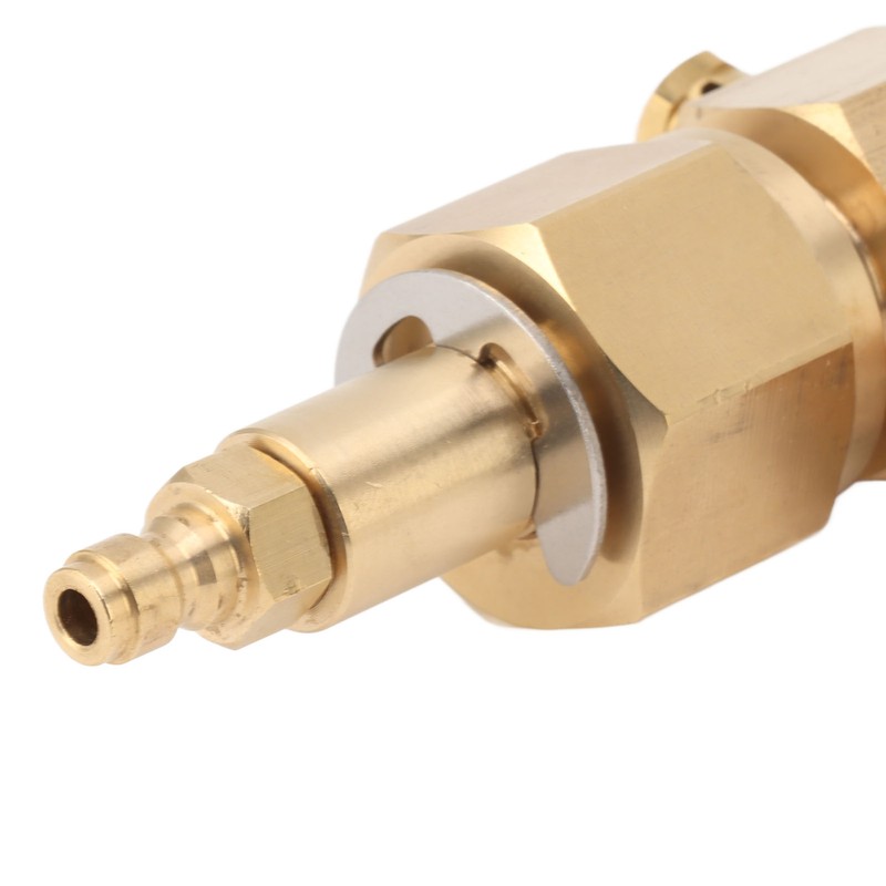 CO2 Tank Refill Valve Brass Anti Corrosion M18 X 1.5