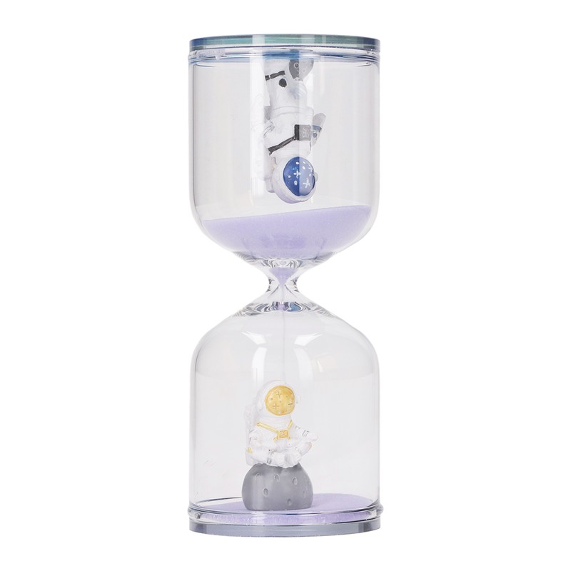 Decorative Sand Timer Clock Space Man Educational Hourglass for Office