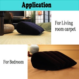 TAOZHUGONG Inflatable Pillow, Long Cervical Roll Cushion, Lumbar Pillow, Body Support Pillow for Adults, Reduces Pressure of the Waist Pillow, Pillow, Roll Pillow for Back Support (B)