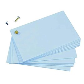 IMPRINT Punched Card Stock, Index Cards 3"x 5" White, 200 in This Package