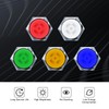 FICOLPO 10 Pcs LED Metal Waterproof Indicator Light, AC/DC 12-24V