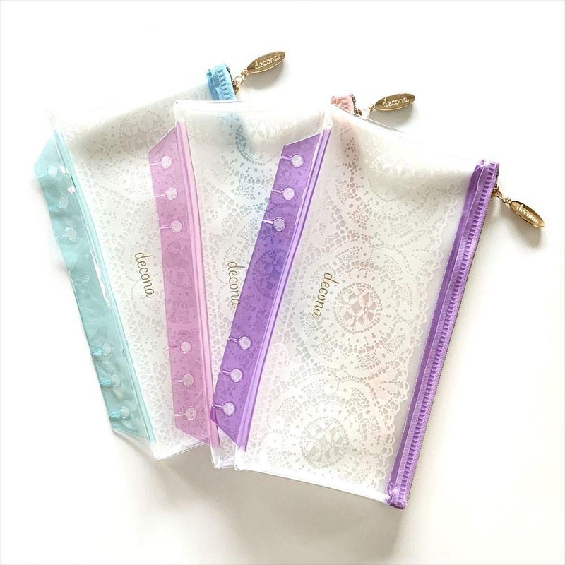 Raymei Fujii Notebook Refill Decona Stationery Pouch A5 Size Blue