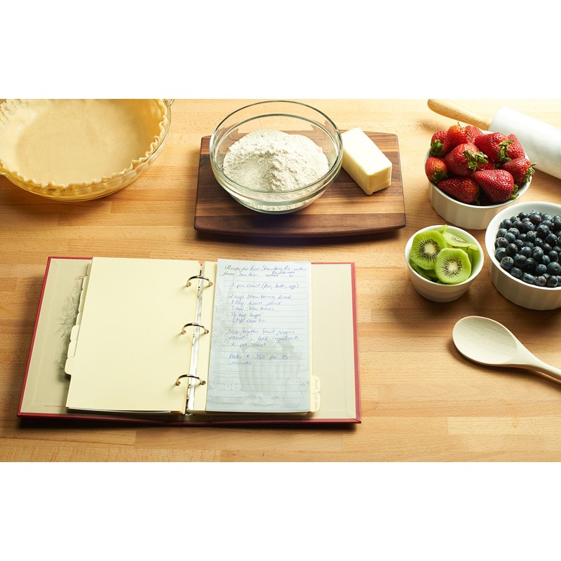Meadowsweet Kitchens Treasured Family Journal Recipe Binder - Cookbook Organizer,