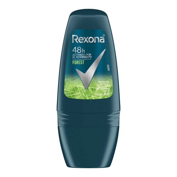 Rexona Forest Desodorante Antitranspirante para Hombre en Roll On Protección y Frescura 50 mL