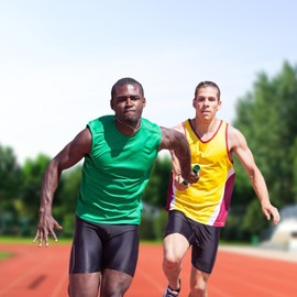 Rhoyee 4PCS Aluminum Relay Batons Lightweight Track Batons with Smooth Surface and Bright Colors Ideal for School Sports Team Practice Outdoor Running for Athletes and Students