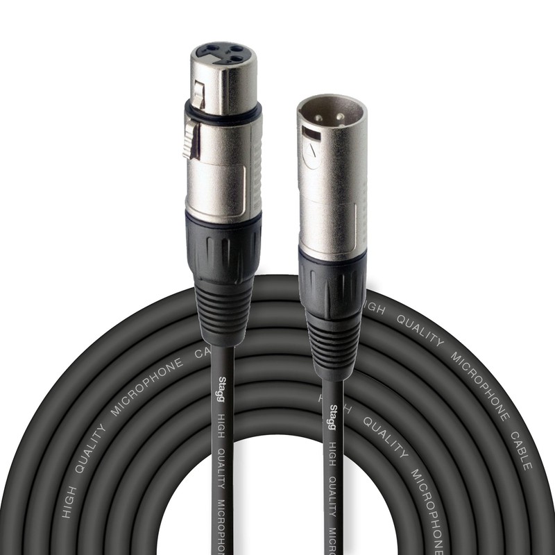Stagg Cable de micrófono estándar SMC6 de 19.7 ft