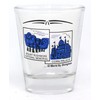 World By Shotglass South Dakota State Scenery Blue New Shot