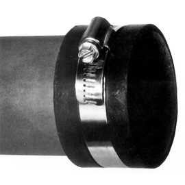 Pasco 4422 4-Inch Built-In Cross Rib Natural Rubber Test and Clean Out Cap