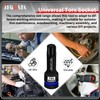 JEUCLEL T80 Torx Bit Socket, 1/2" Drive Torx Star 6