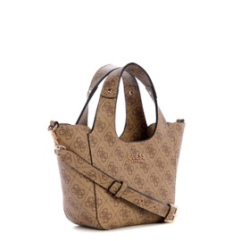 GUESS Calista 2 in 1 Mini Tote, Latte Logo
