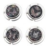FOME Foldable Purse Hanger - Set of 4 Mixed Color
