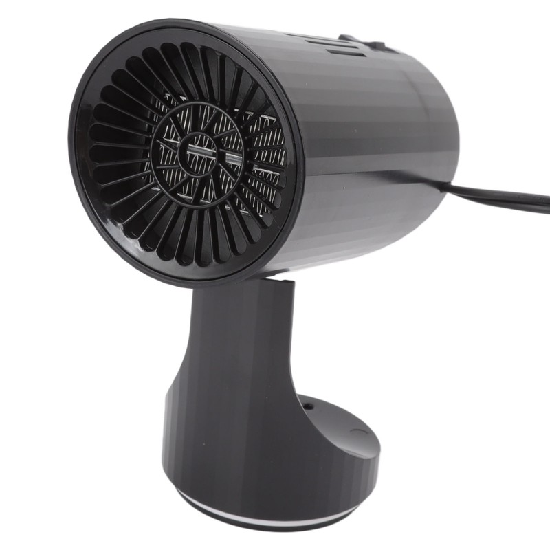Black Portable Car Heater Quick Heating Automatic Overheat Protection Car