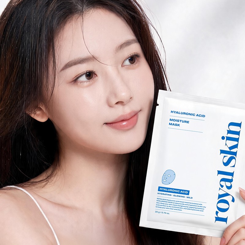 Royal Skin Hyaluronic Acid Moisture Mask Pack Hydrating Soothing Moisturizing