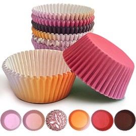 Standard Cupcake Liners Cupcake Cups 300-Count Food Grade Gradint Design Cupcake Papers Baking Cups Cupcake Wrappers (Standard Size) qiqee