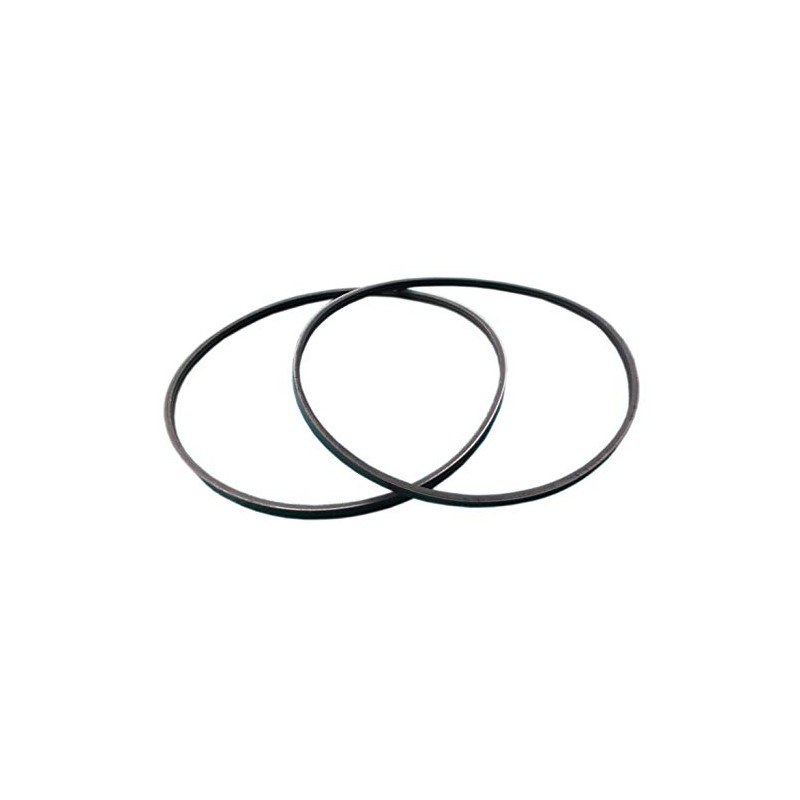 AiKai 2 Flat Belts for Rockler MC-1018 Excelsior Mini Lathe