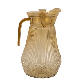 Mikinona Capacity Clear Drinking Water Pitcher with Spout Versatile Beverage Jug for Hot Cold Beverages Capacity for Home Parties and Daily Use