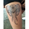 2 Sheets Temporary Elephant Tattoo Fake Tattoo Festival Tattoo KM102