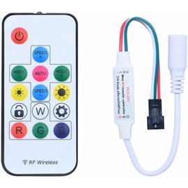 Mini14Keys RGB LED Controller Wireless RF Remote Dream Color for SMD 5050 2835 WS2811 WS2812B RGB LED Strip Lights
