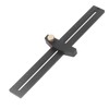 Woodworking Scriber Ruler Tool Aluminum Alloy for Marking Line Layout