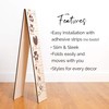 HEADWATERS STUDIO Kids Wooden Wall Growth Chart, Boys & Girls