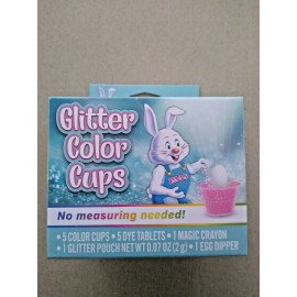Glitter color cups by PAAS America's favorite Easter tradition