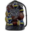 BROTOU Extra Large Drawstring Mesh Bag for Balls, Waterproof Storage