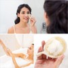 6 púas de esponjas exfoliantes para la cara, esponja limpiadora