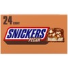 SNICKERS Pecan Milk Chocolate Candy Bar Full Size Singles, 1.41