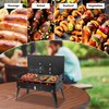 TeqHome Portable Charcoal Grill, Small Foldable Barbecue BBQ Grill Charcoal