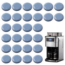 1 inch 24PCS Furniture Sliders for Hardwood Floors,Chair Legs Floors Protectors,Kitchen Appliance Sliders, Self Adhesive Small Appliance Slider for Counter,Kitchen Aid
