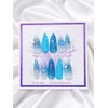 Ocean Drop Handmade Nail Tips - Stiletto / 오션 드롭