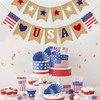 2 PCS USA Burlap Banners, Burlap Banner for 4th of