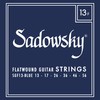 Sadowsky Blue Label Guitar String Set, Stainless Steel, Flatwound -
