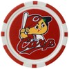 LEZAX Hiroshima Toyo Carp Golf Casino Marker Red HCAC-5722
