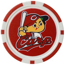 LEZAX Hiroshima Toyo Carp Golf Casino Marker Red HCAC-5722