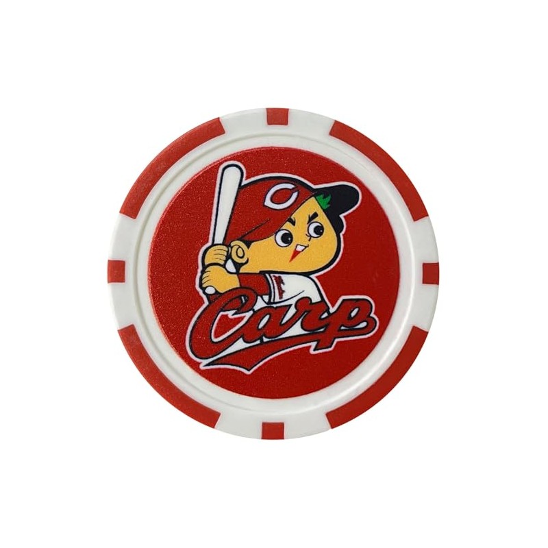 LEZAX Hiroshima Toyo Carp Golf Casino Marker Red HCAC-5722