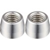 POSH FAITH 031077-71 Motorcycle Supplies, M8 Aluminum Nut, 2 Pieces