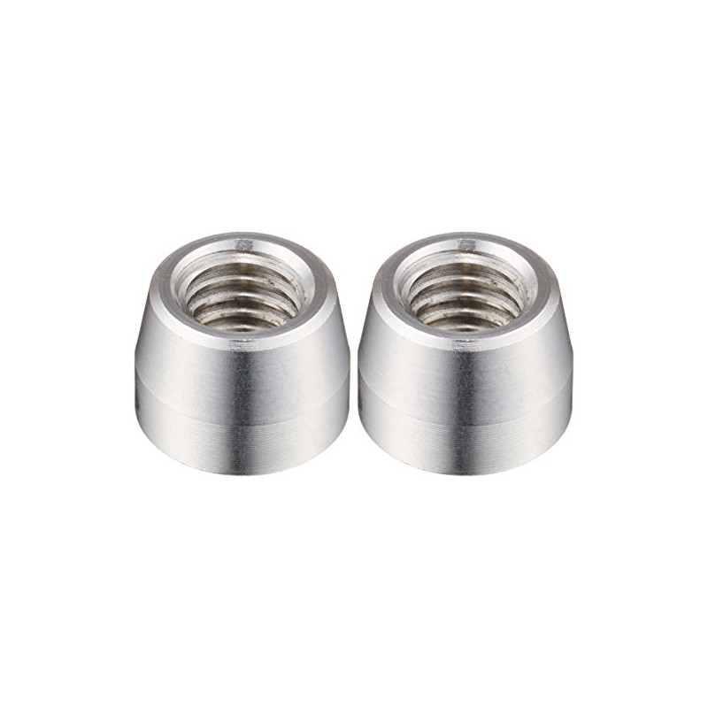 POSH FAITH 031077-71 Motorcycle Supplies, M8 Aluminum Nut, 2 Pieces