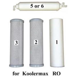 Koolermax KPAK-4 Replacement Filter Sediment Carbon Great Taste fit K5 K6A AR125